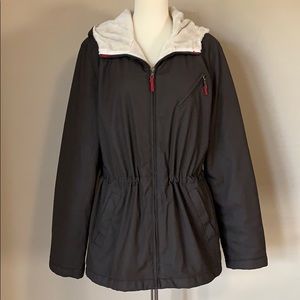 Weatherproof Classic Brown Hooded Lined Jacket M